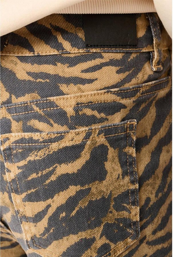 Shoeby wide leg casual broek bruin - Foto 3