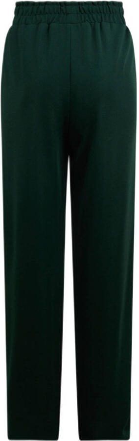 Shoeby wide leg casual broek groen