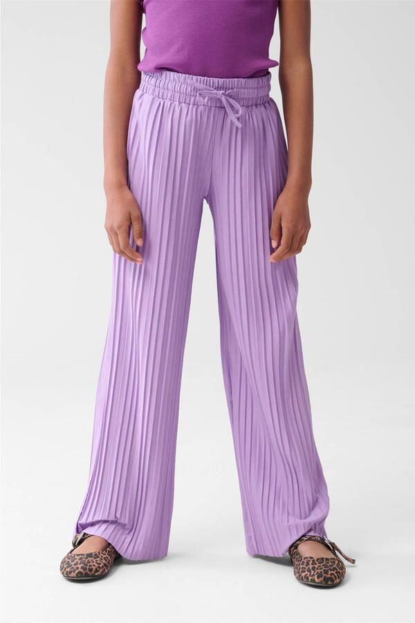 Shoeby wide leg casual broek paars