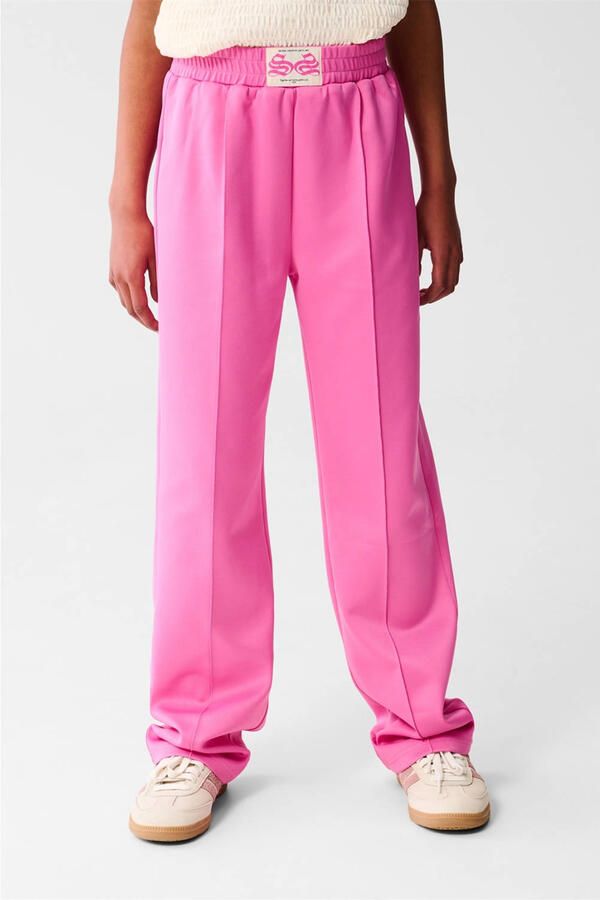 Shoeby wide leg casual broek roze