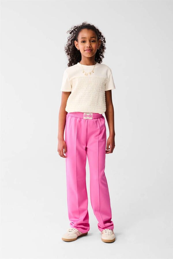 Shoeby wide leg casual broek roze - Foto 2