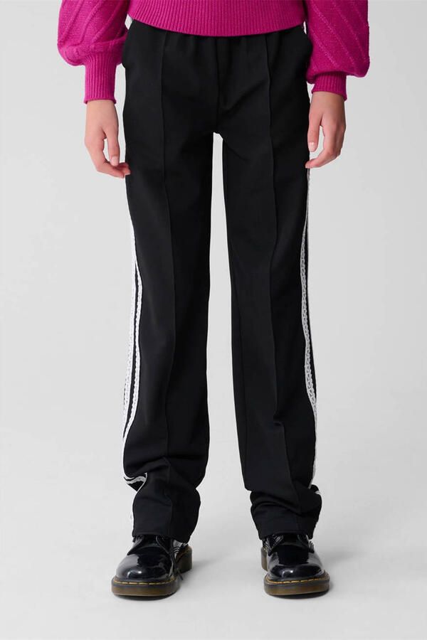 Shoeby wide leg casual broek zwart