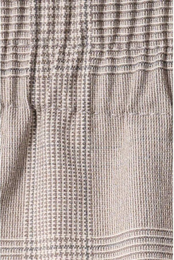 Shoeby wide leg casual geruite short grijs - Foto 2