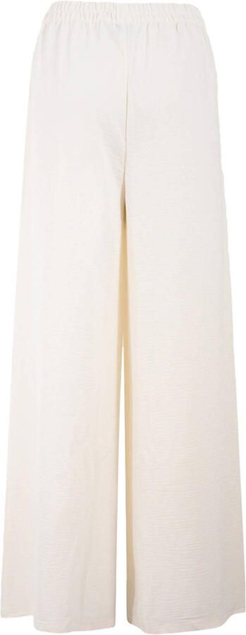 Shoeby wide leg high waist broek ecru - Foto 3