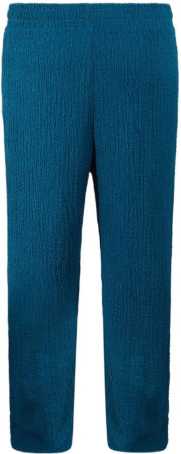 Shoeby wide leg high waist broek turquoise - Foto 3