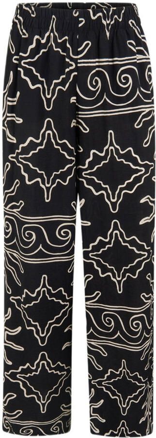 Shoeby wide leg high waist broek zwart - Foto 2