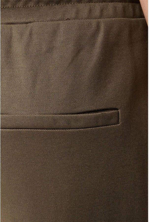Shoeby wide leg high waist gestreepte broek donkergroen - Foto 2