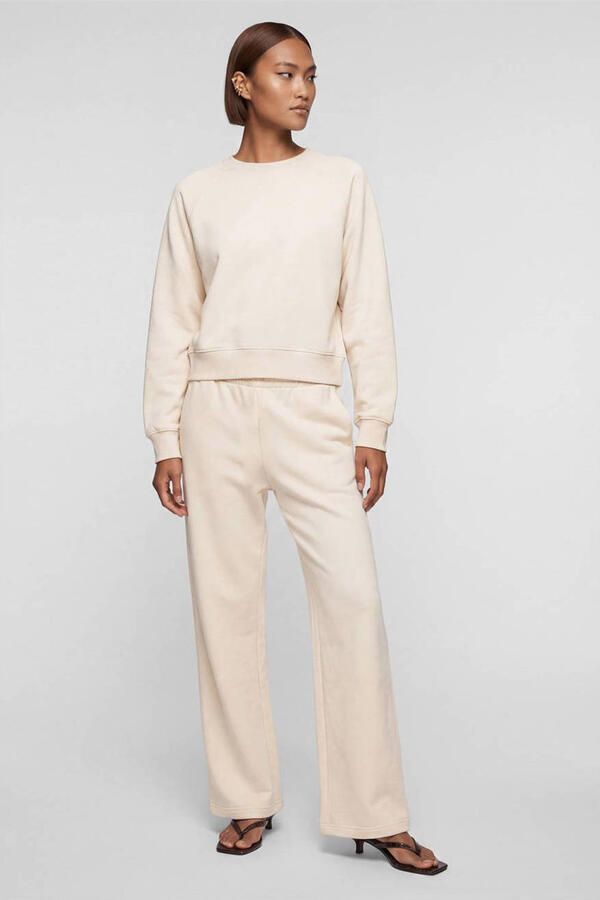 Shoeby wide leg high waist sweatpants ecru - Foto 3