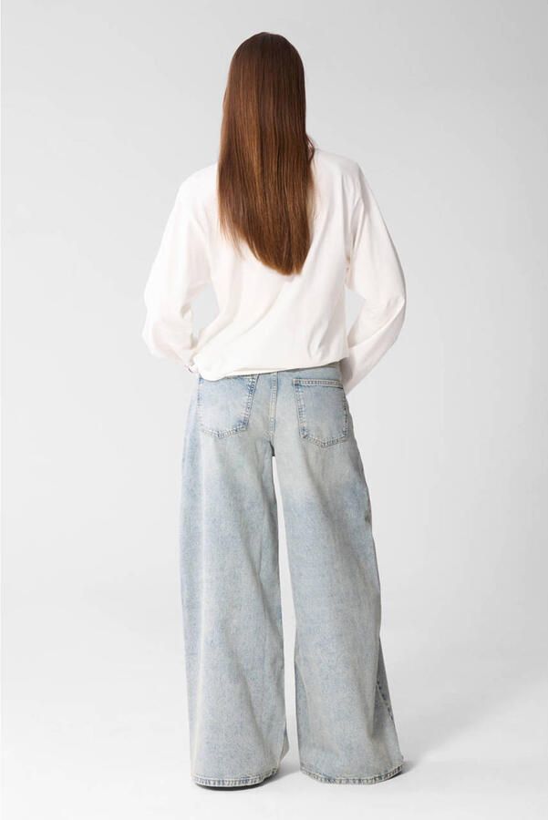 Shoeby wide leg jeans lichtblauw - Foto 3