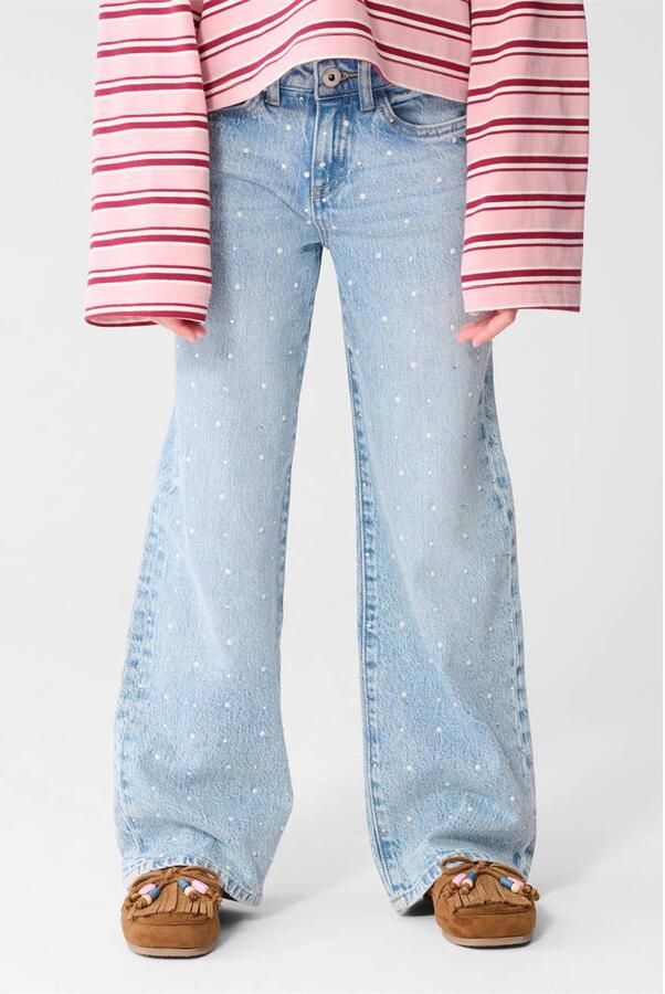Shoeby wide leg jeans light blue denim