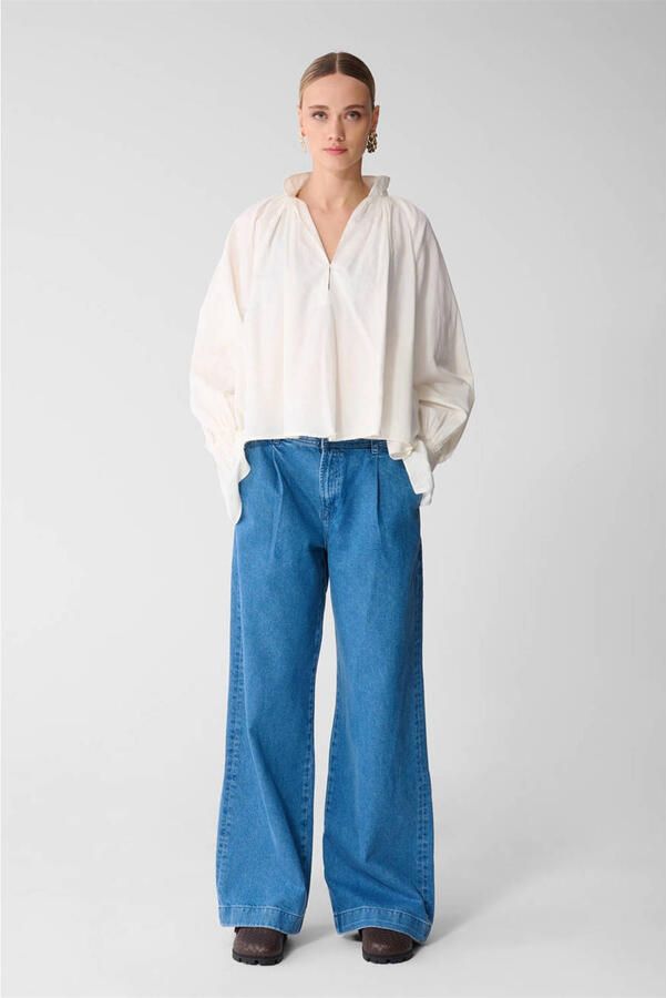 Shoeby wide leg jeans medium blue denim - Foto 2