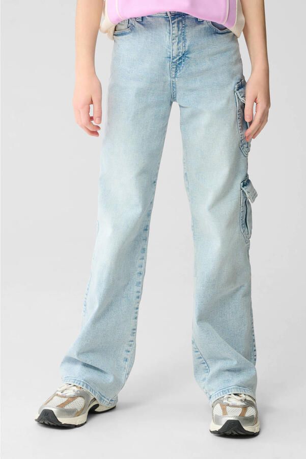 Shoeby wide leg regular waist jeans light blue denim - Foto 2