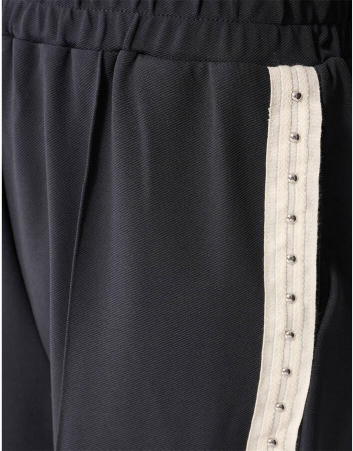 Shoeby wide leg sweatpant met studs antraciet - Foto 2
