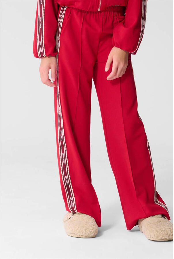 Shoeby wide leg sweatpant rood