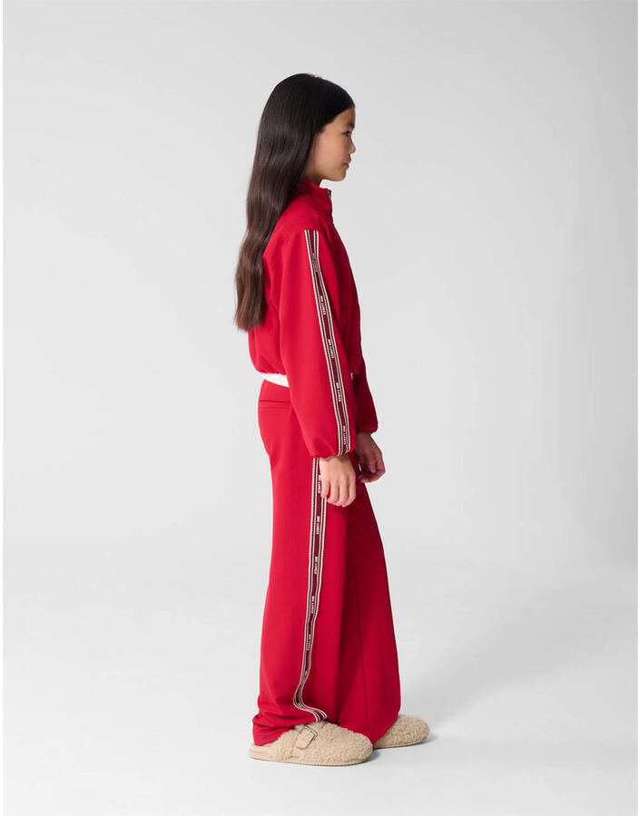 Shoeby wide leg sweatpant rood - Foto 2