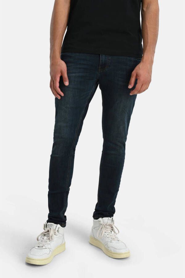Shoeby skinny L34 jeans donkerblauw