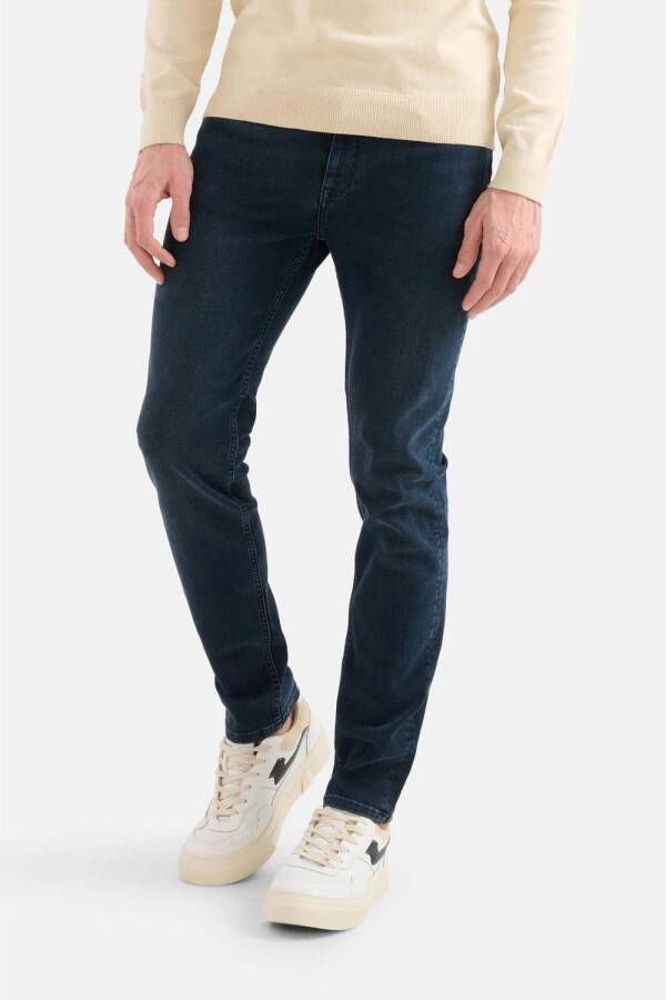 Shoeby slim fit L34 jeans blauw zwart