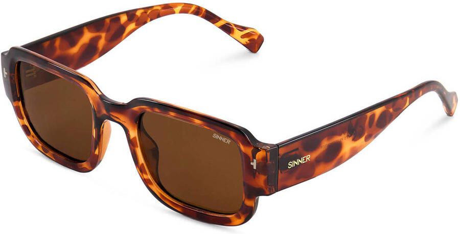 Sinner zonnebril met tortoise print Sidari bruin