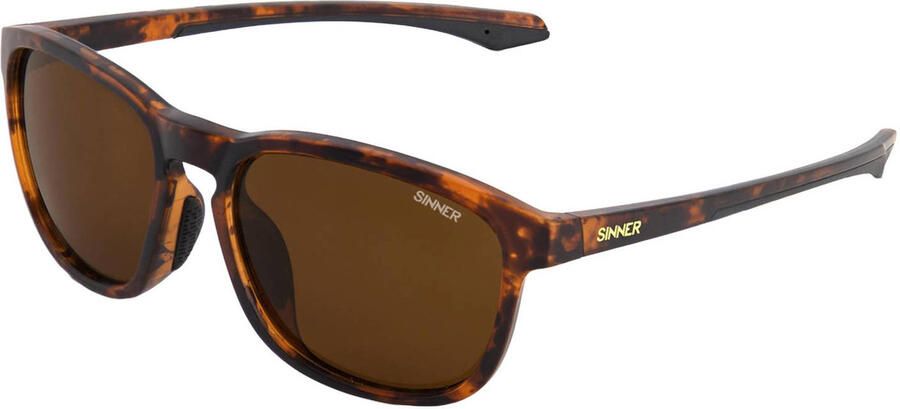 Sinner zonnebril met tortoise print YACAN bruin