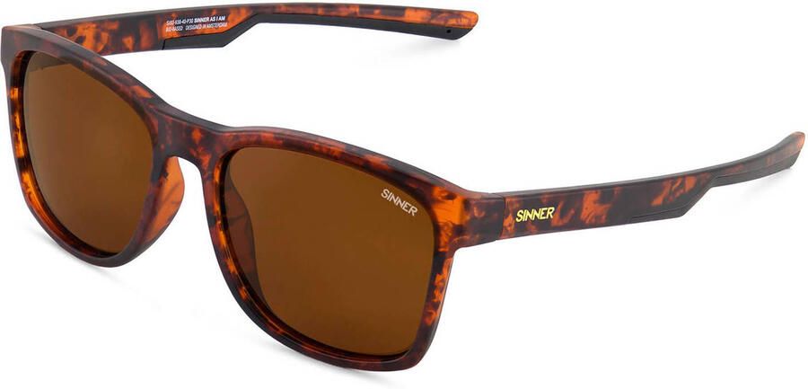 Sinner zonnebril met tortoise print Zuni bruin