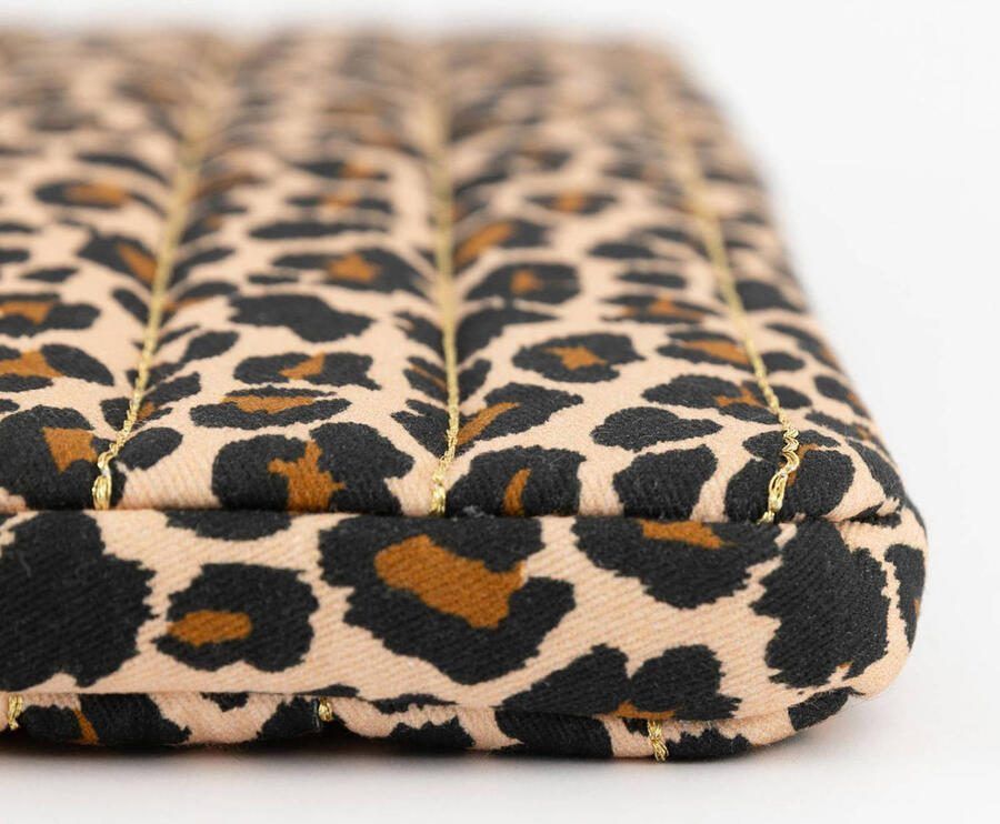 Sissy-Boy 13 inch laptop sleeve met panterprint bruin - Foto 3