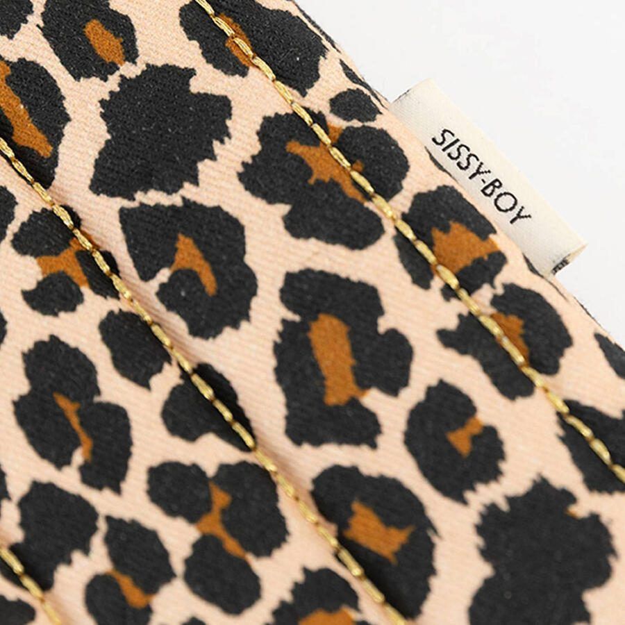 Sissy-Boy 13 inch laptop sleeve met panterprint bruin - Foto 2