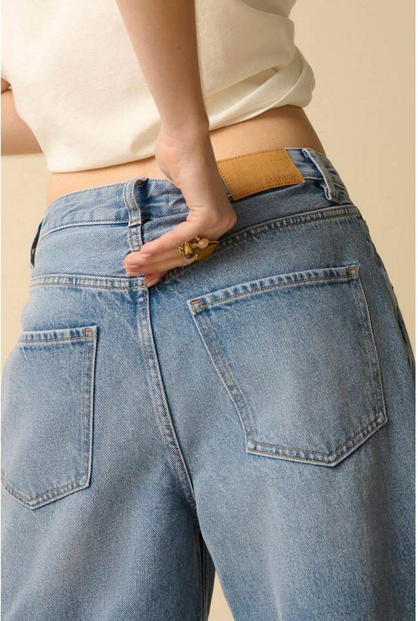 Sissy-Boy regular fit barrel jeans mediumblauw - Foto 2