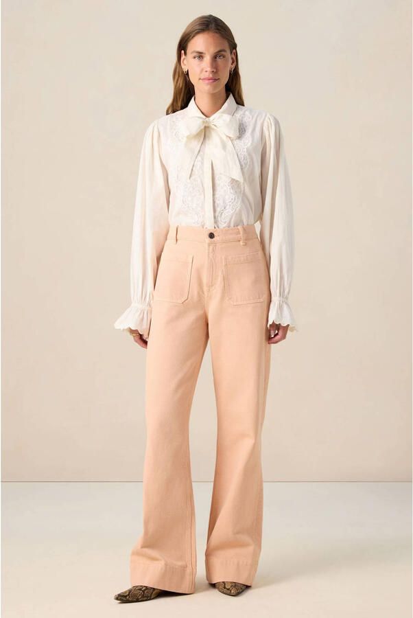 Sissy-Boy blouse met kant wit