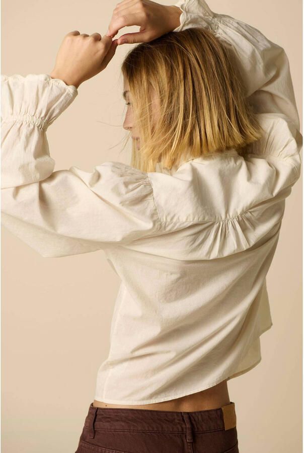 Sissy-Boy blouse met kant wit - Foto 2