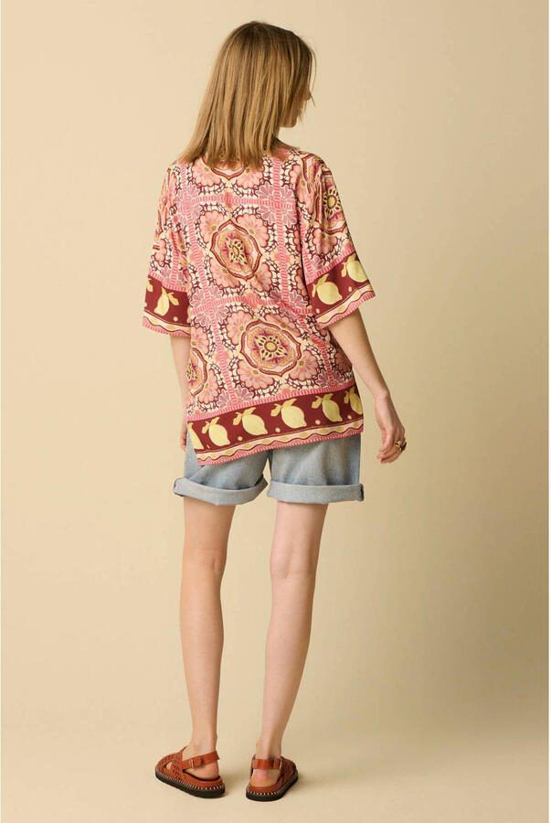 Sissy-Boy blouse met print roze - Foto 2