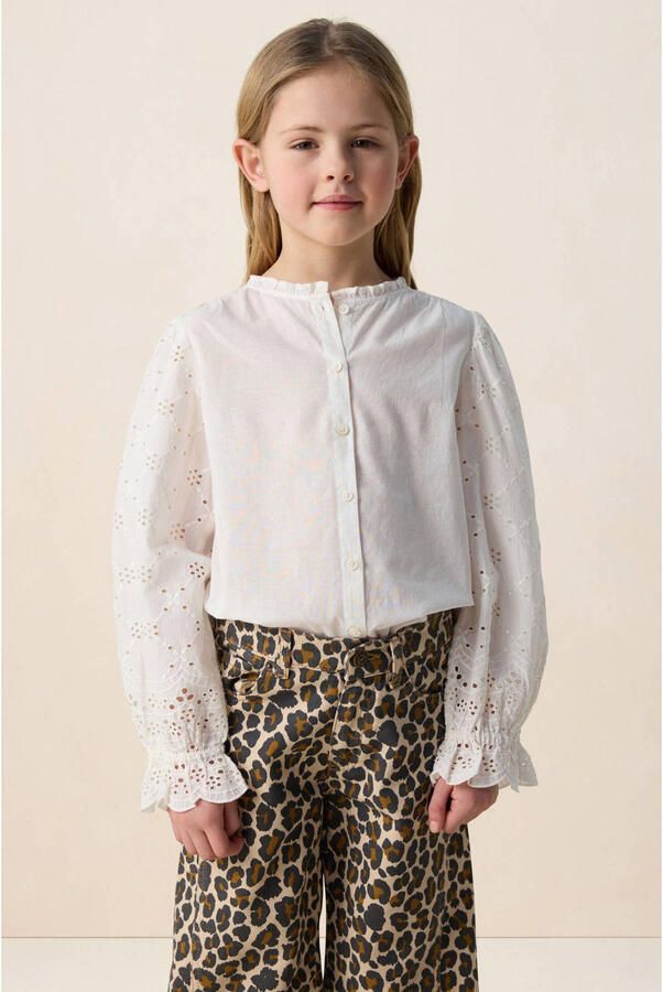 Sissy-Boy blouse wit broderie