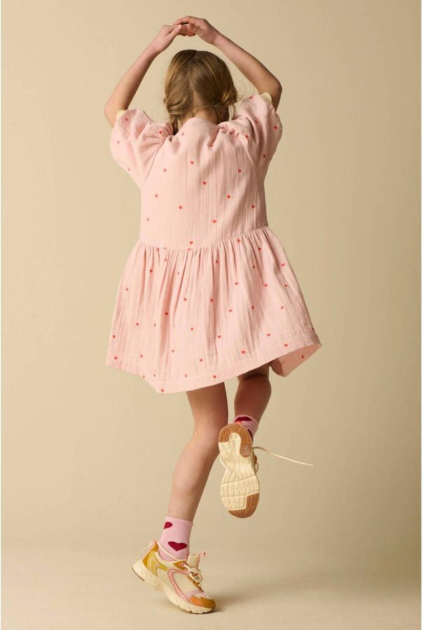Sissy-Boy blousejurk met hartjes roze