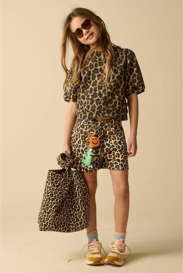 Sissy-Boy blousetop met panterprint bruin - Foto 3