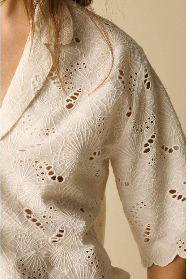 Sissy-Boy broderie blouse wit - Foto 2