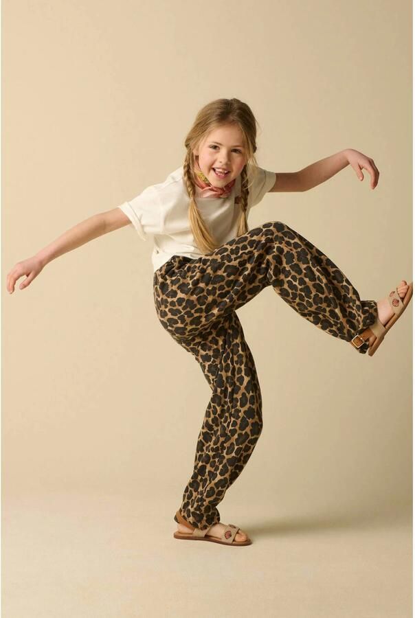 Sissy-Boy casual broek met panterprint bruin - Foto 2