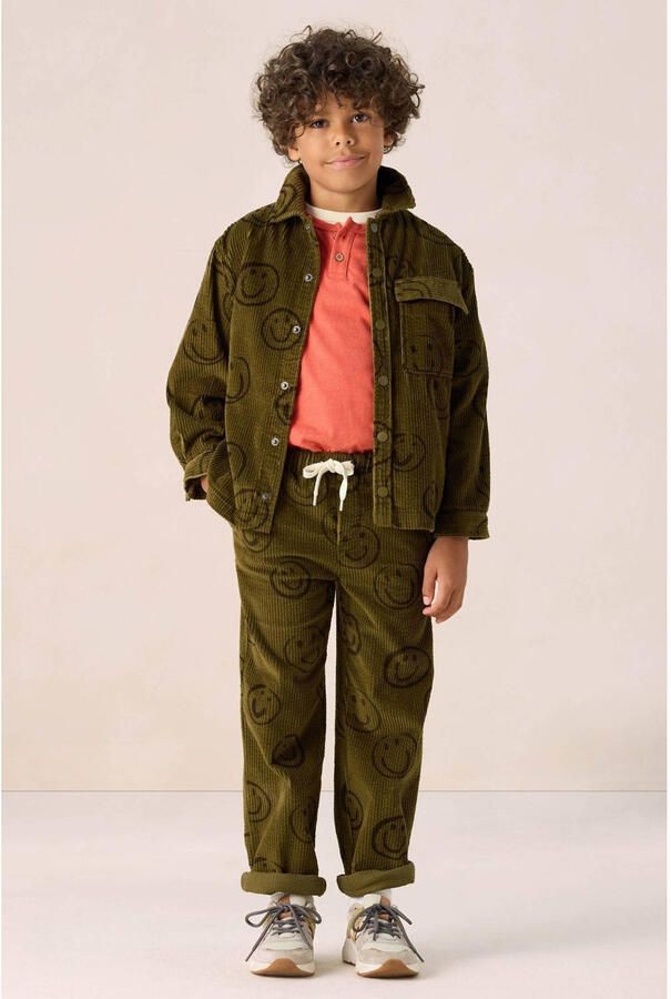 Sissy-Boy corduroy casual broek donkergroen - Foto 2