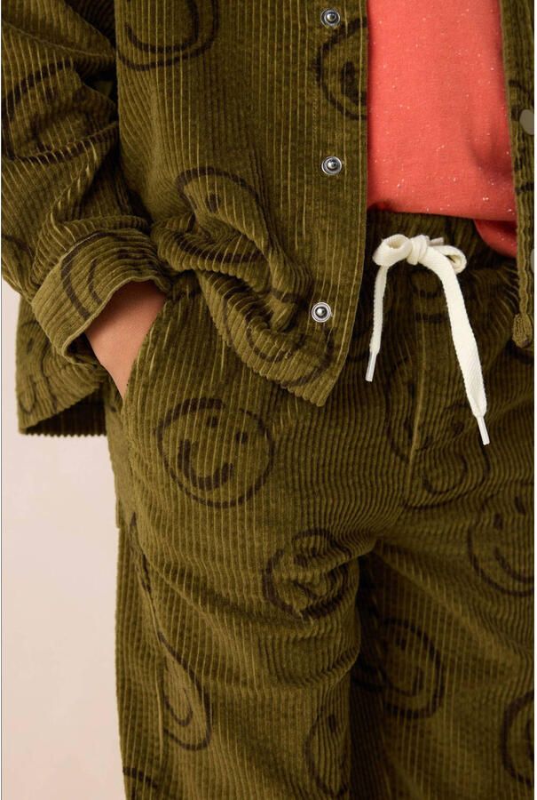 Sissy-Boy corduroy casual broek donkergroen - Foto 3
