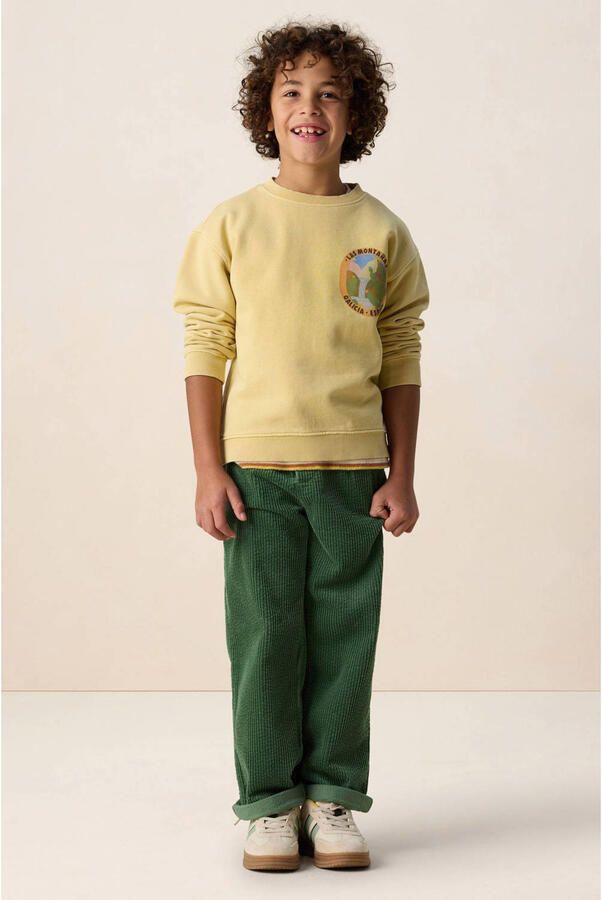 Sissy-Boy corduroy casual broek groen - Foto 2