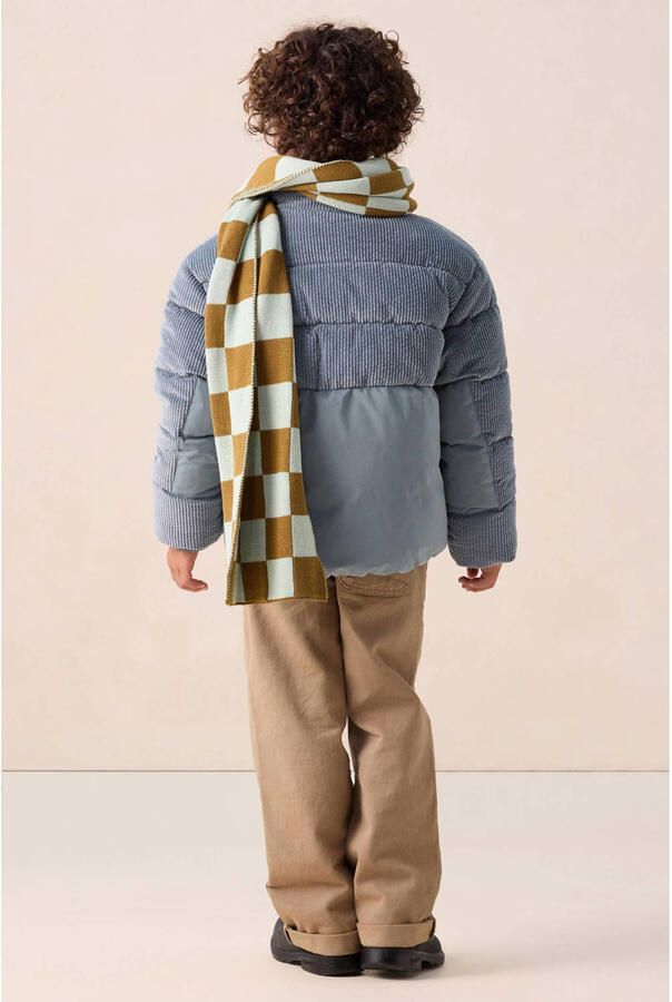Sissy-Boy corduroy gewatteerde jas blauw - Foto 2