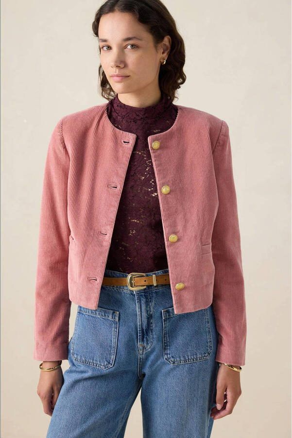 Sissy-Boy corduroy jack roze