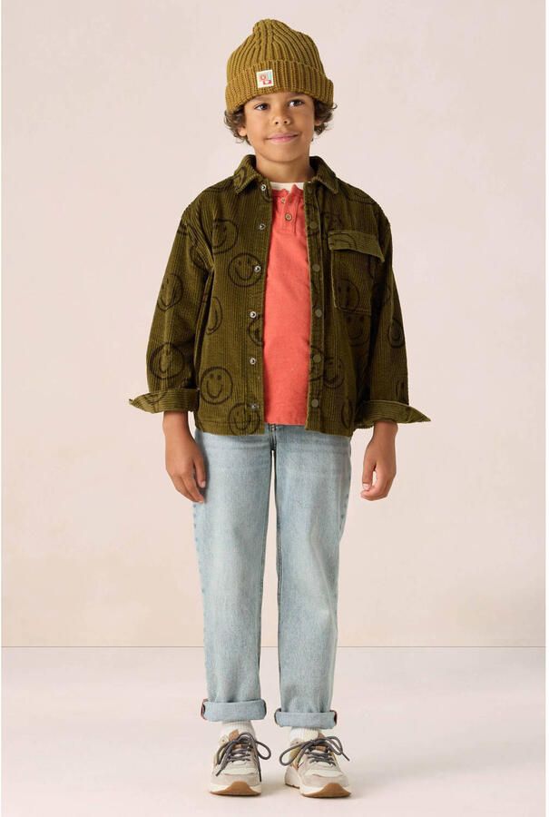 Sissy-Boy corduroy overhemd donkergroen