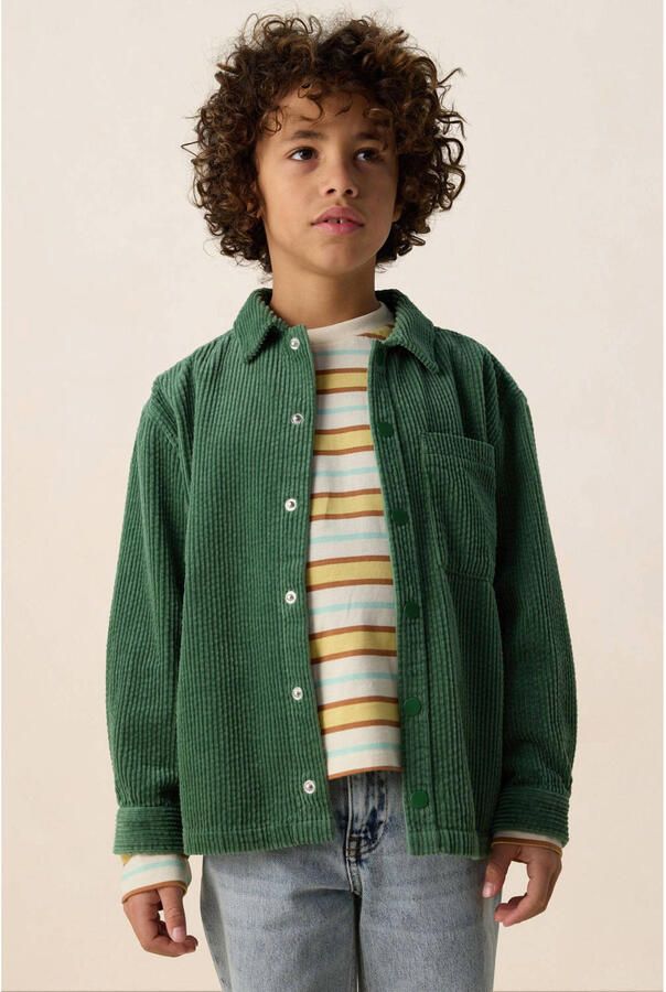 Sissy-Boy corduroy overhemd groen