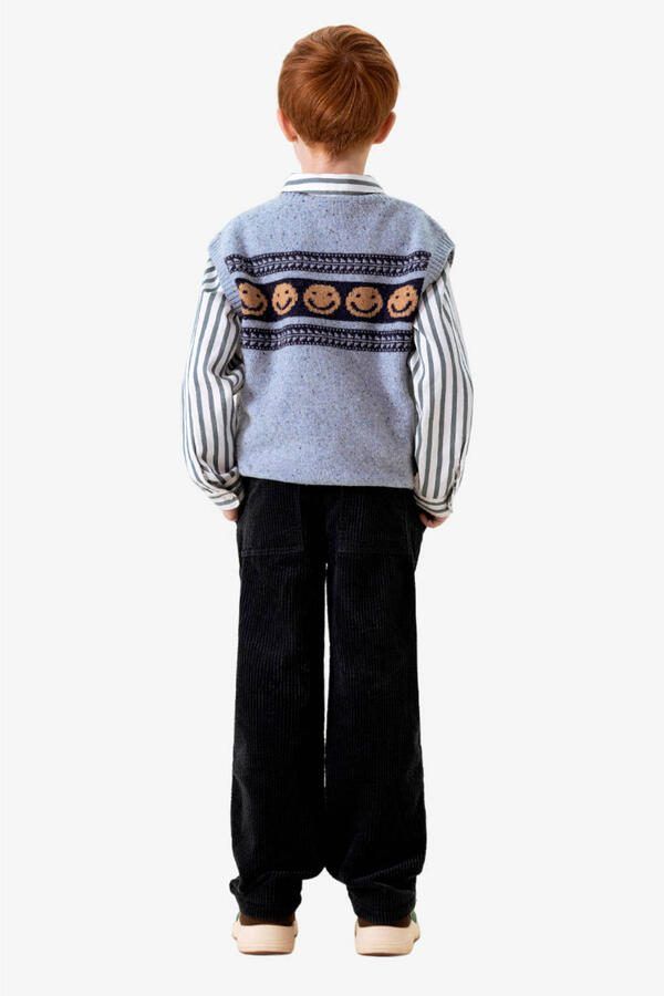 Sissy-Boy corduroy relaxed casual broek grijs - Foto 3