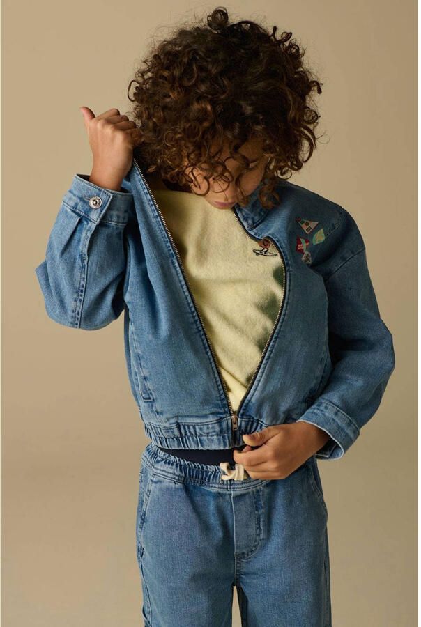 Sissy-Boy denim spijkerjas medium blue denim