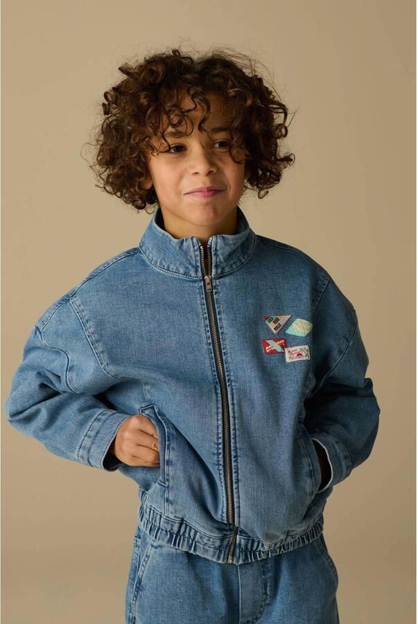 Sissy-Boy denim spijkerjas medium blue denim - Foto 2