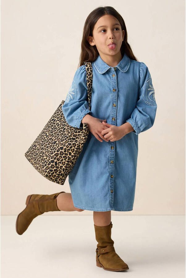 Sissy-Boy denim spijkerjurk light blue denim