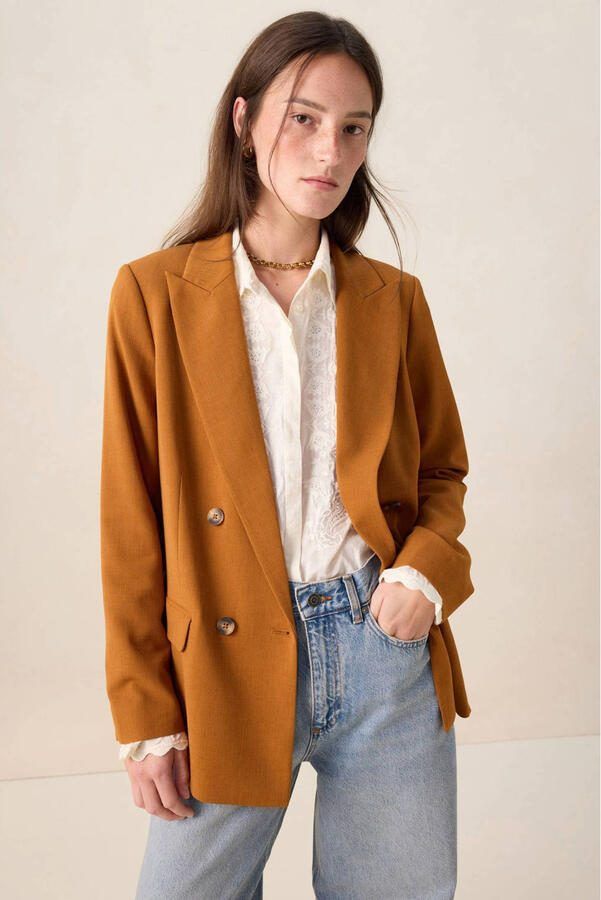 Sissy-Boy double breasted blazer bruin