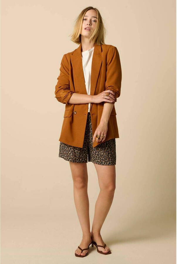 Sissy-Boy double breasted blazer bruin - Foto 3