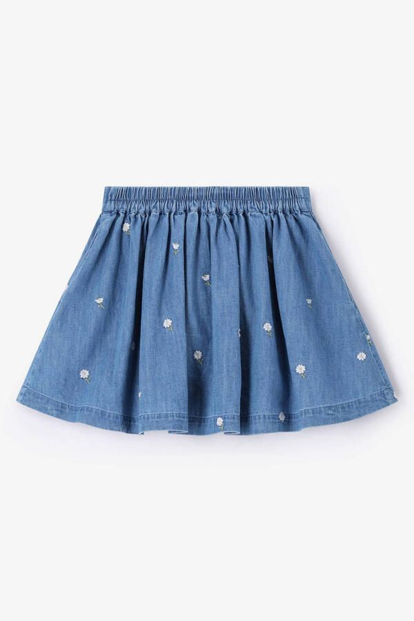 Sissy-Boy gebloemde korte rok blauw - Foto 3