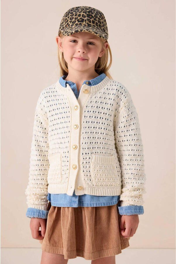 Sissy-Boy gebreid vest wit